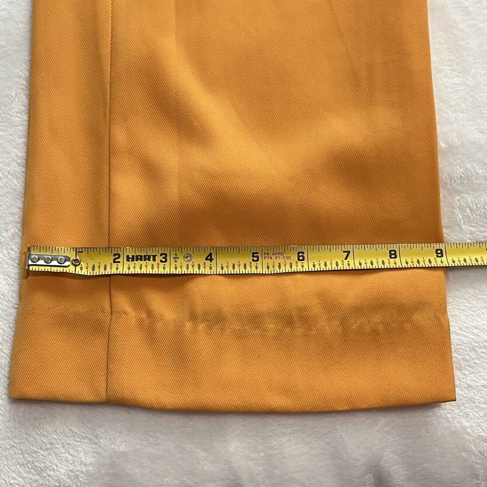 House Of Harlow 1960 Orange Pleated Wide Leg‎ Dress Pants Size Small - Picture 5 of 16